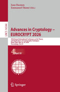 Advances in Cryptology – EUROCRYPT 2026