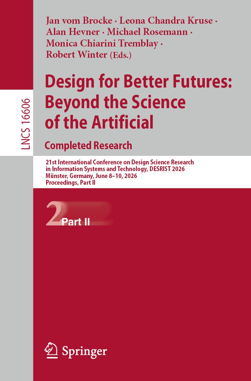 Design for Better Futures: Beyond the Science of the Artificial. Completed Research
