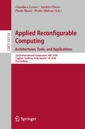 Applied Reconfigurable Computing. Architectures, Tools, and Applications