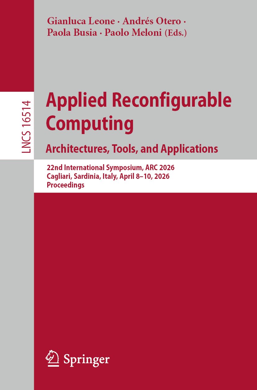 Applied Reconfigurable Computing. Architectures, Tools, and Applications