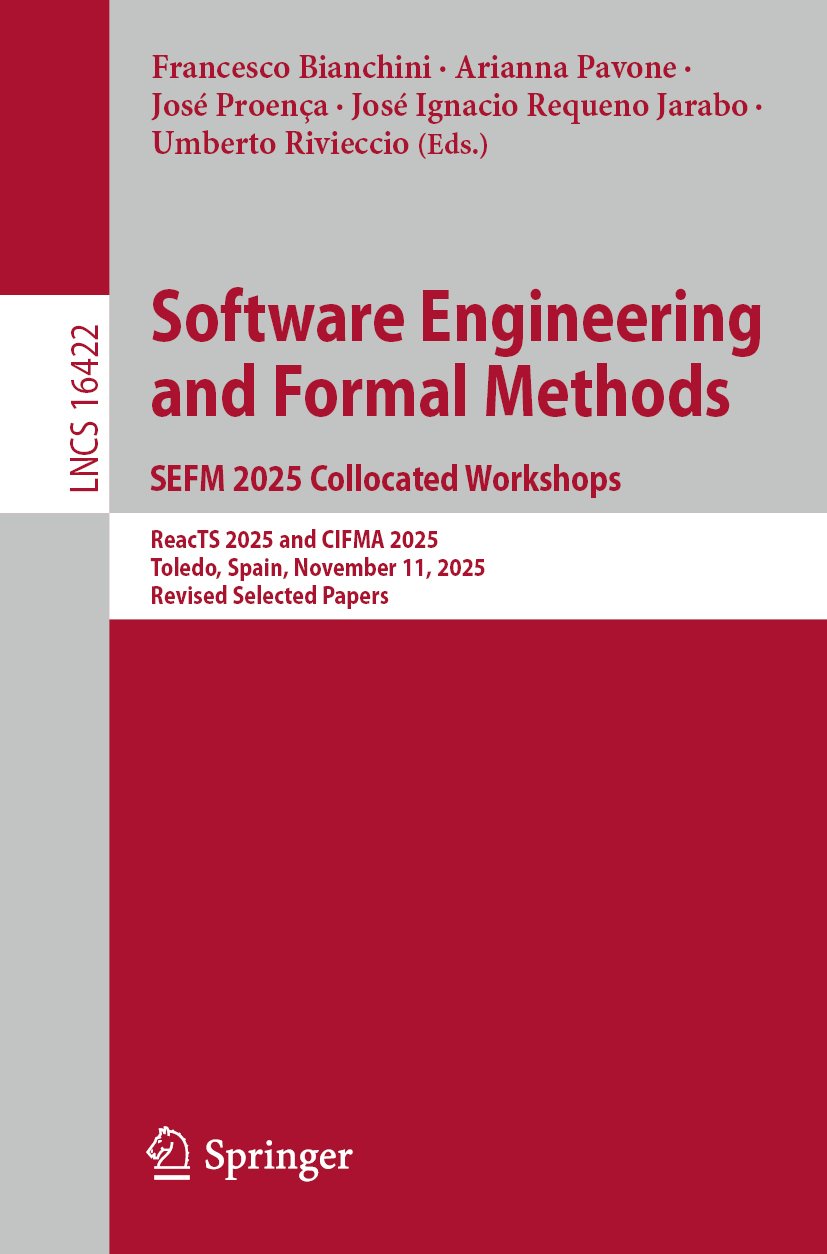 Software Engineering and Formal Methods. SEFM 2025 Collocated Workshops