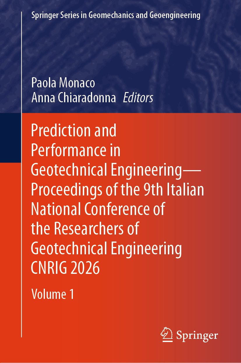 Prediction and Performance in Geotechnical Engineering – Proceedings of the 9th Italian National Conference of the Researchers of Geotechnical Engineering CNRIG 2026