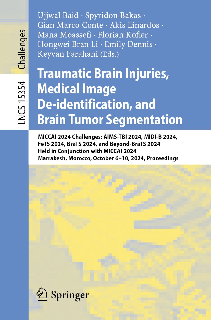 Traumatic Brain Injuries, Medical Image De-identification, and Brain Tumor Segmentation