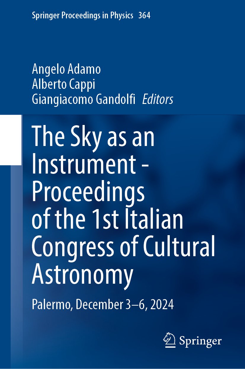 The Sky as an Instrument - Proceedings of the 1st Italian Congress of Cultural Astronomy
