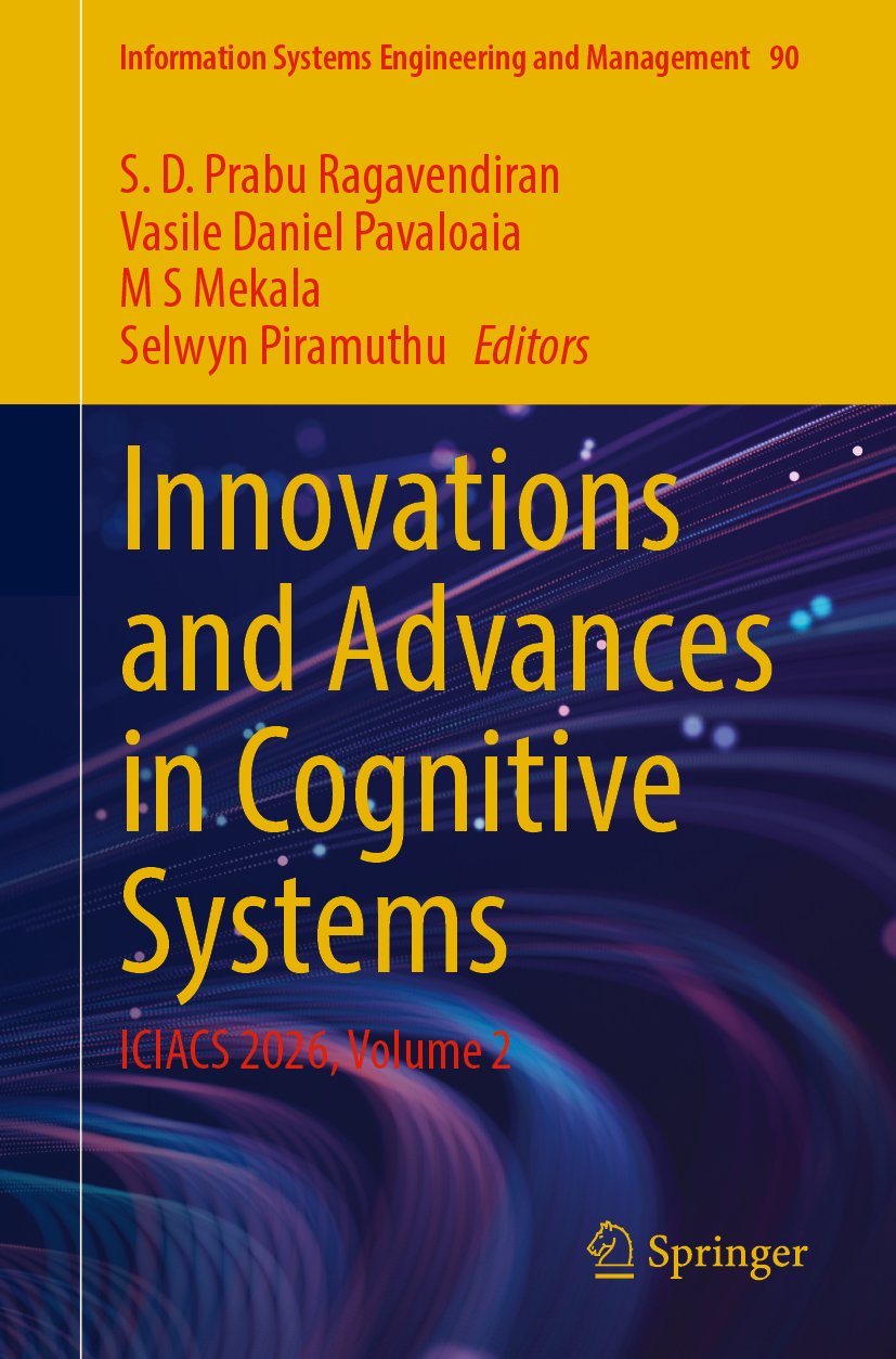 Innovations and Advances in Cognitive Systems