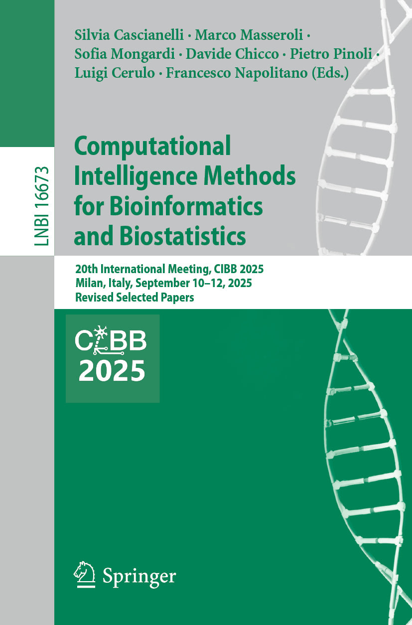 Computational Intelligence Methods for Bioinformatics and Biostatistics