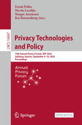 Privacy Technologies and Policy