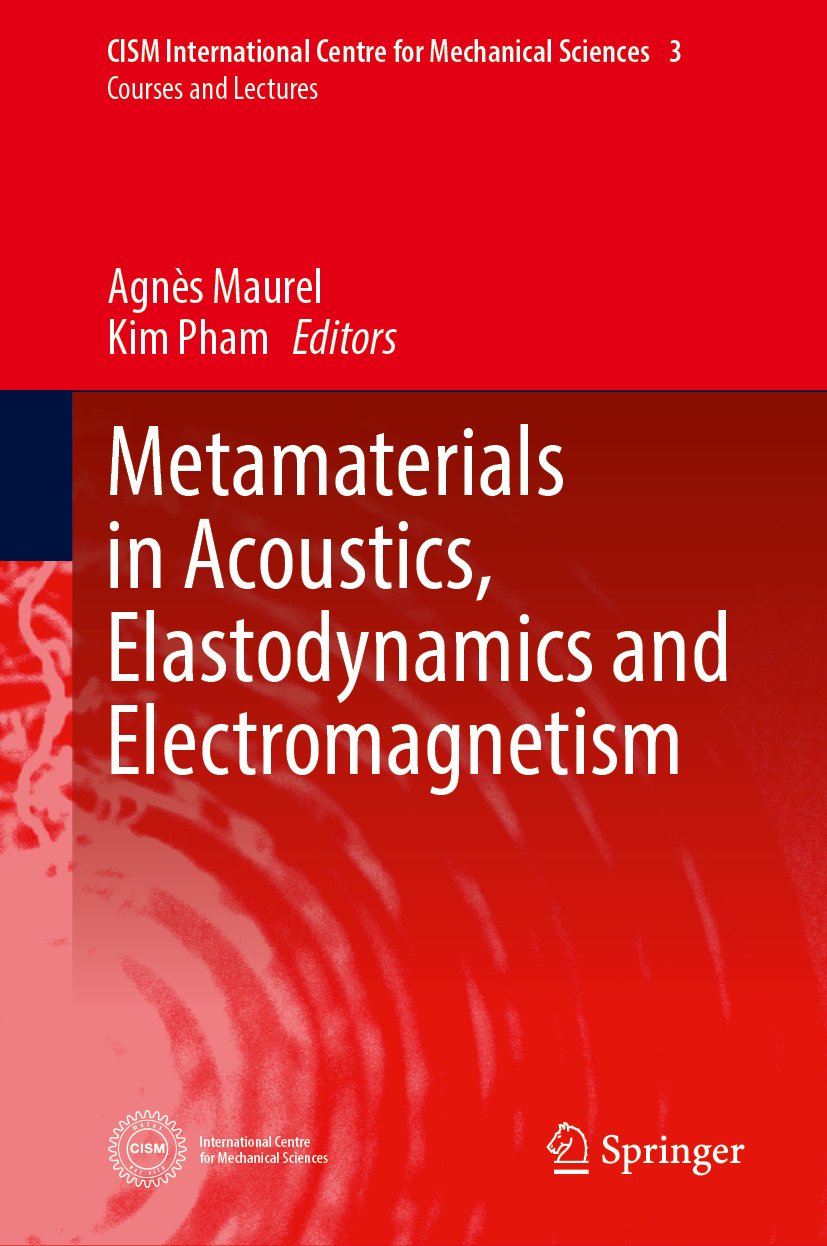 Metamaterials in Acoustics, Elastodynamics and Electromagnetism