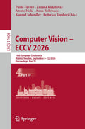 Computer Vision – ECCV 2026