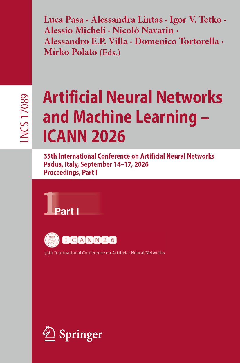 Artificial Neural Networks and Machine Learning – ICANN 2026
