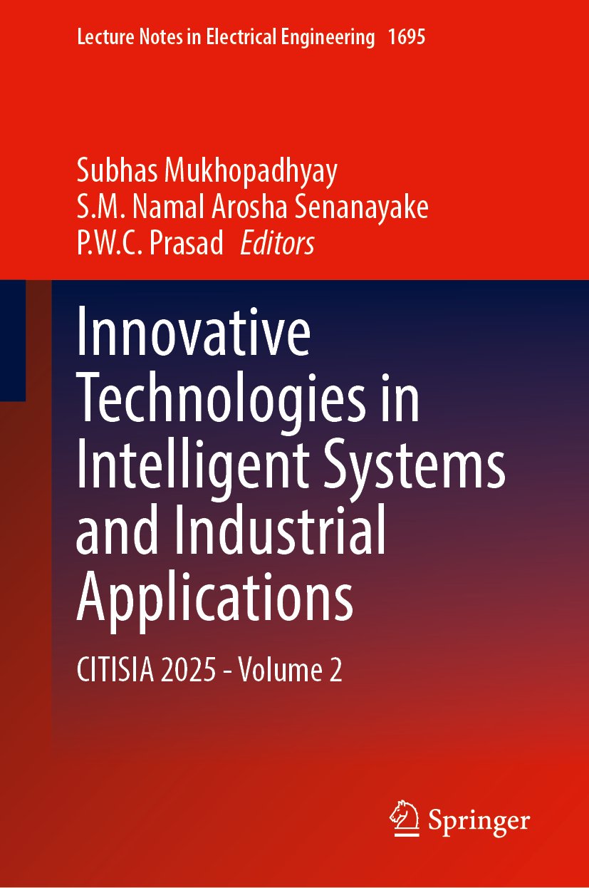 Innovative Technologies in Intelligent Systems and Industrial Applications