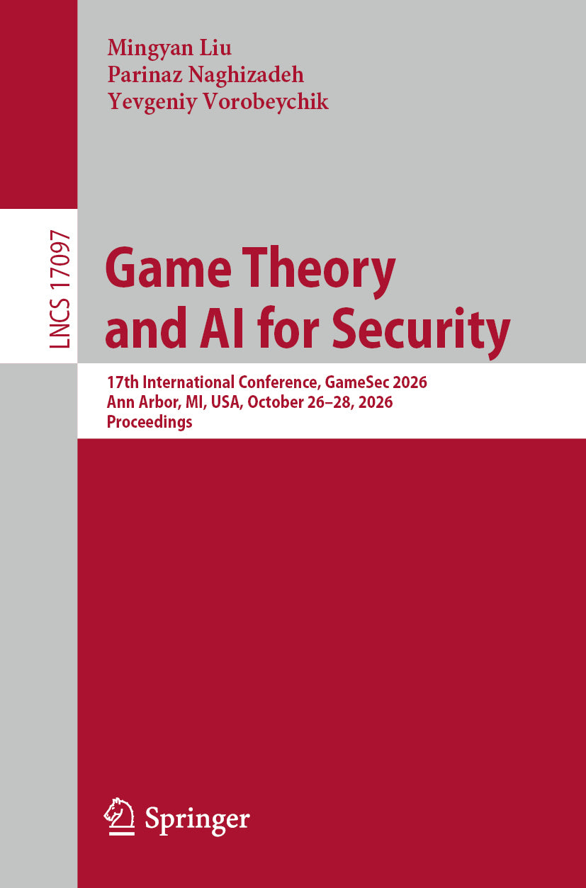 Game Theory and AI for Security