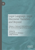 Legal Language, Legal Discourse: Variation and Beyond