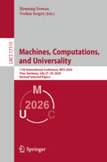 Machines, Computations, and Universality