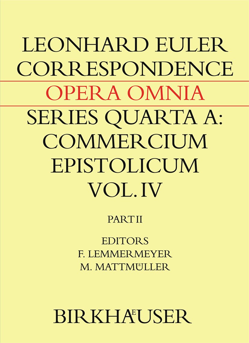 Leonhard Euler, Opera Omnia