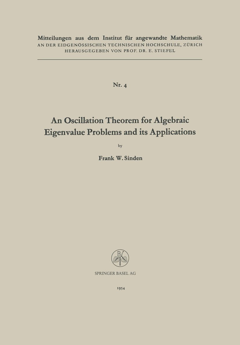 Mitteilungen aus dem Institut für Angewandte Mathematik