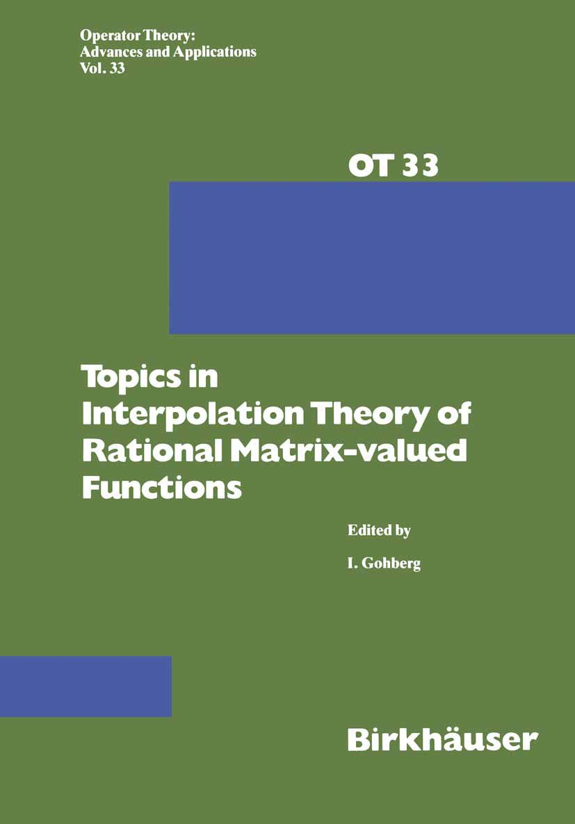 Operator Theory: Advances and Applications