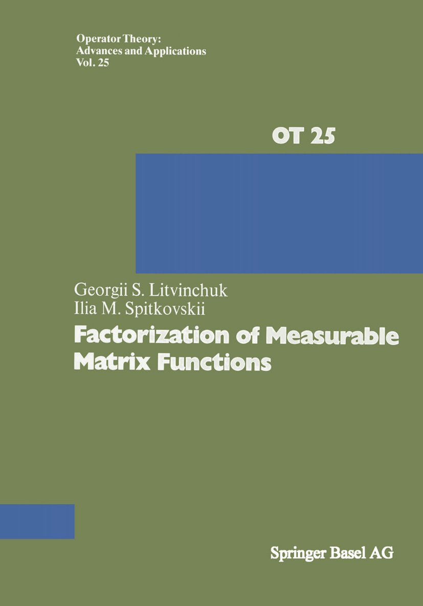 Operator Theory: Advances and Applications