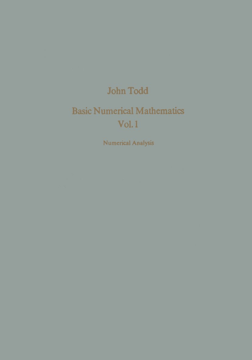 International Series of Numerical Mathematics