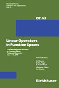 Operator Theory: Advances and Applications