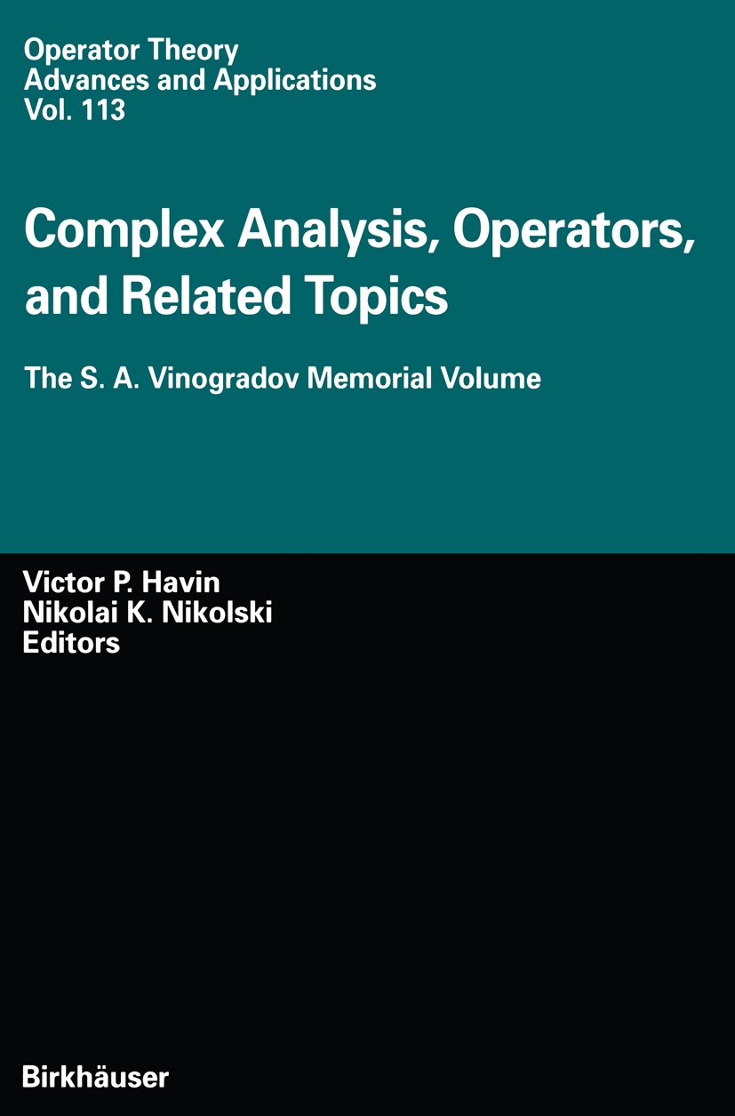 Operator Theory: Advances and Applications