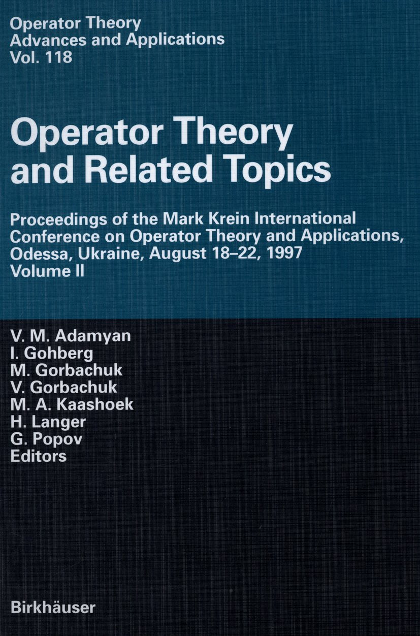 Operator Theory: Advances and Applications