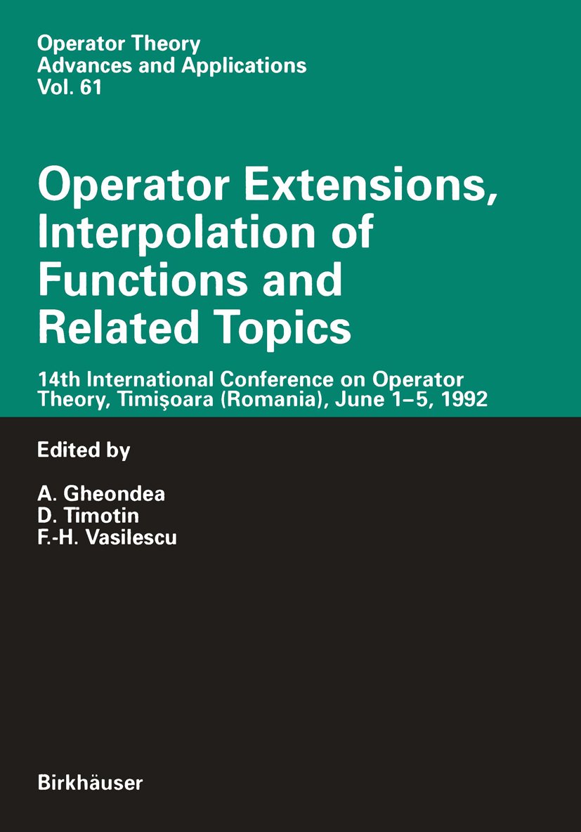 Operator Theory: Advances and Applications