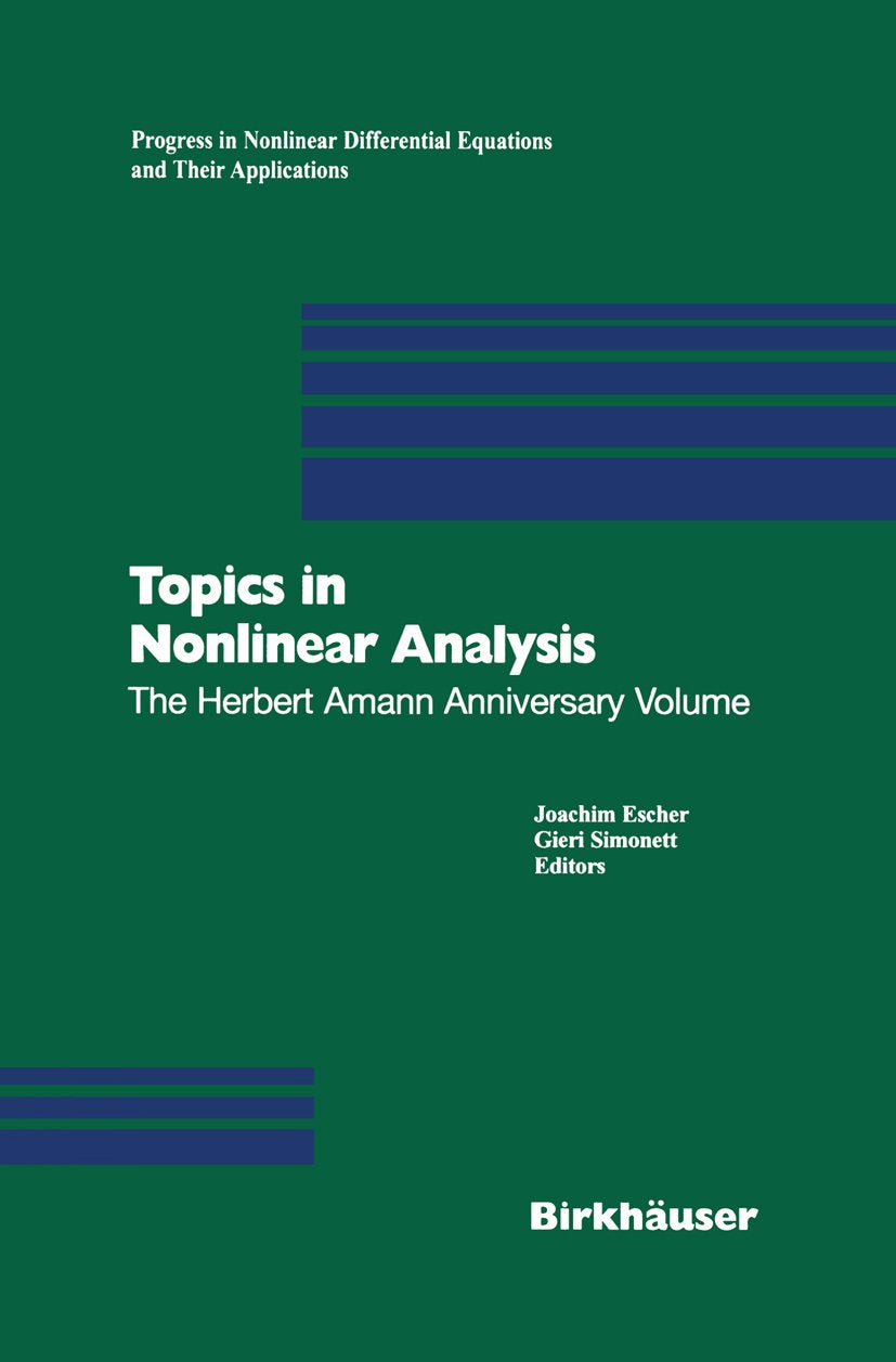 Progress in Nonlinear Differential Equations and Their Applications