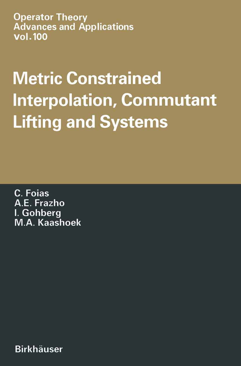 Operator Theory: Advances and Applications