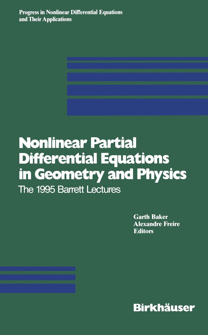 Progress in Nonlinear Differential Equations and Their Applications