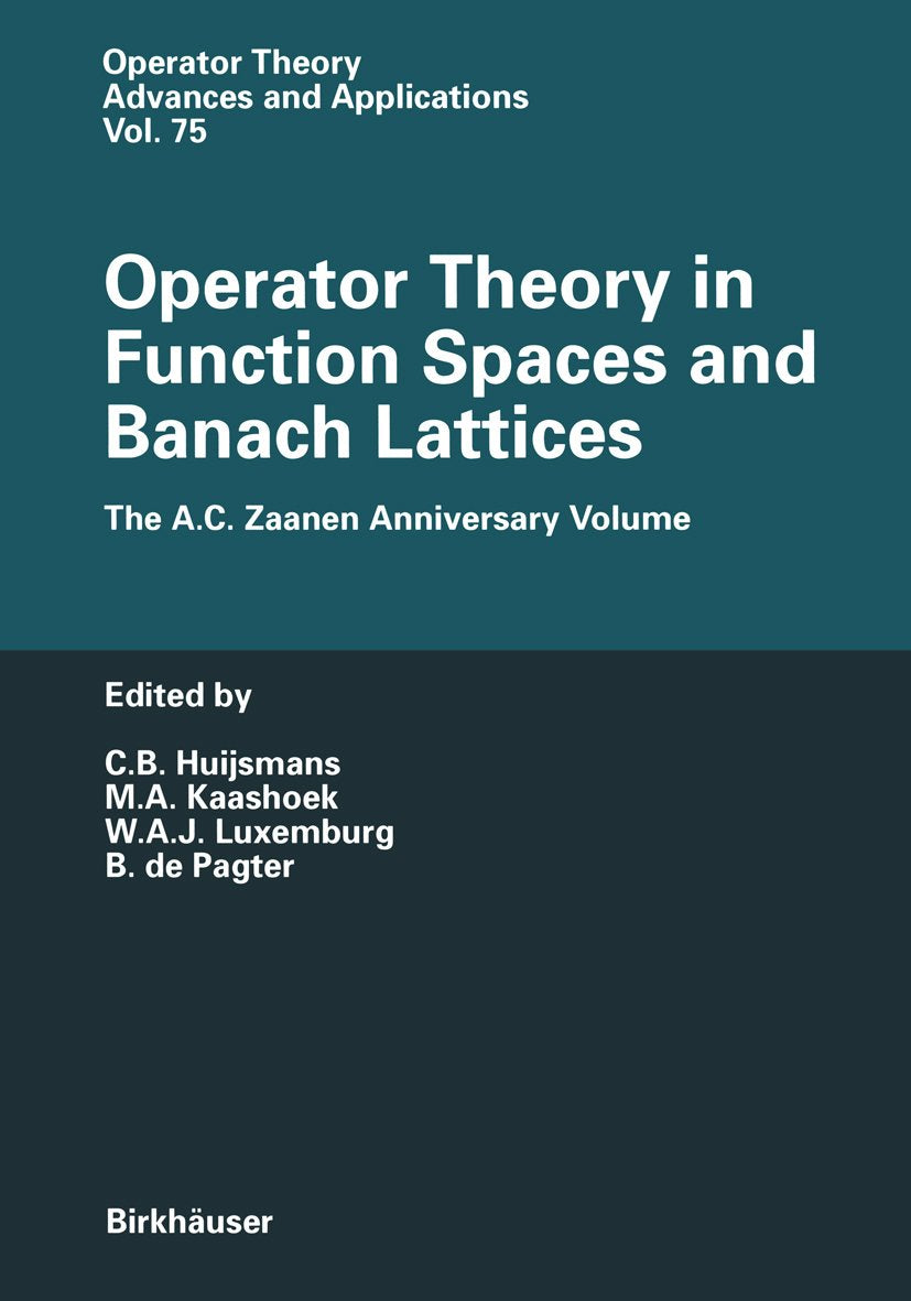 Operator Theory: Advances and Applications
