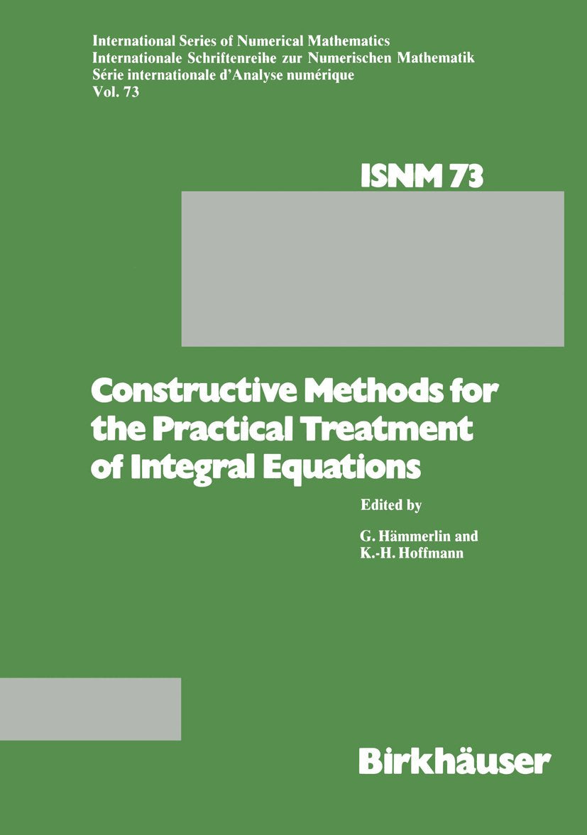 International Series of Numerical Mathematics