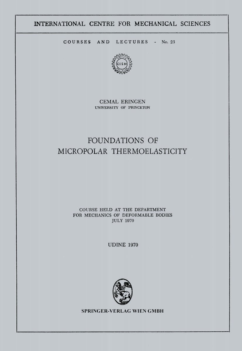 CISM International Centre for Mechanical Sciences