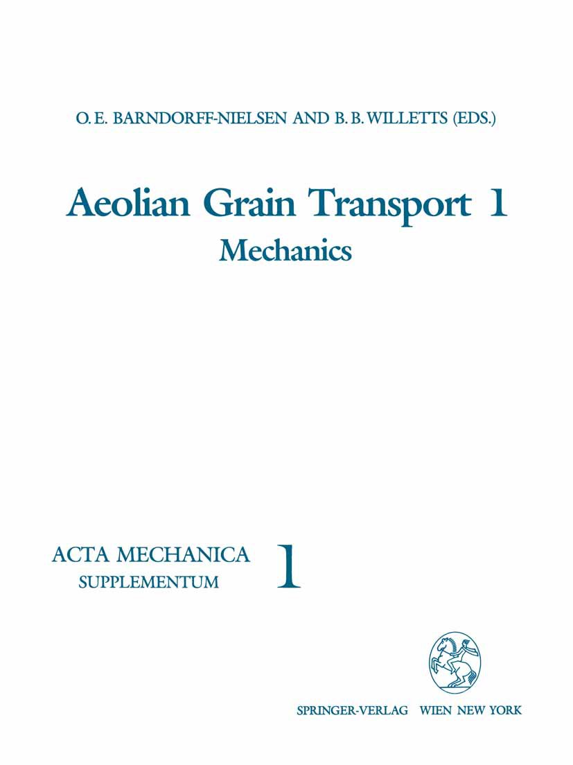 Aeolian Grain Transport 1
