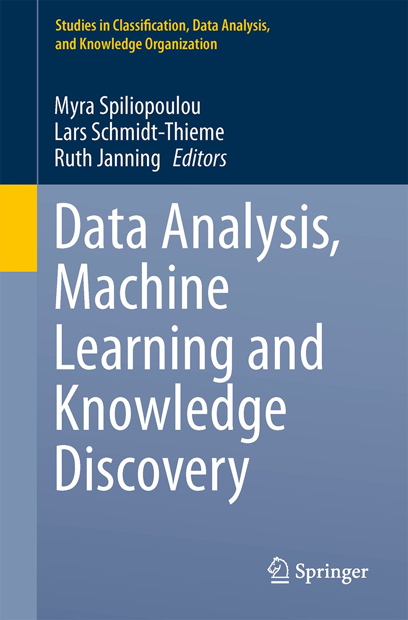Studies in Classification, Data Analysis, and Knowledge Organization