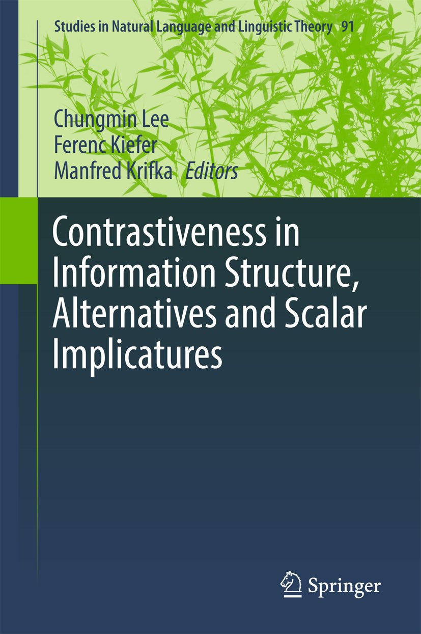 Studies in Natural Language and Linguistic Theory