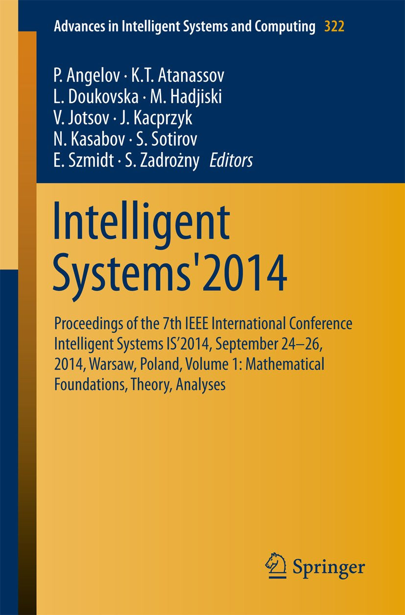 Advances in Intelligent Systems and Computing