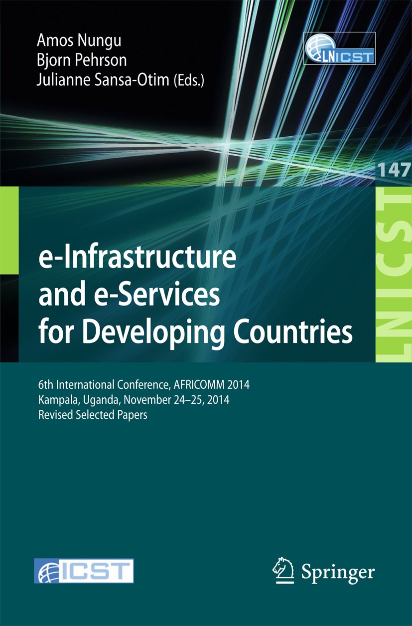 Lecture Notes of the Institute for Computer Sciences, Social Informatics and Telecommunications Engineering