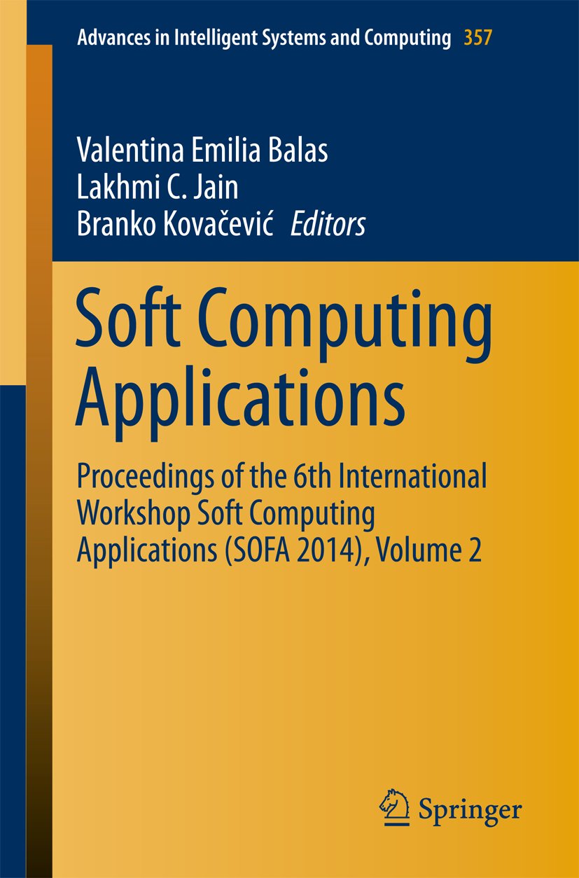 Advances in Intelligent Systems and Computing
