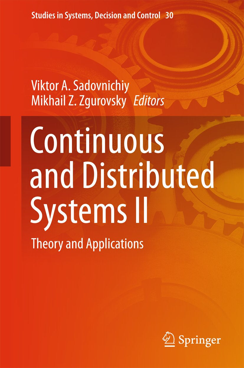 Studies in Systems, Decision and Control
