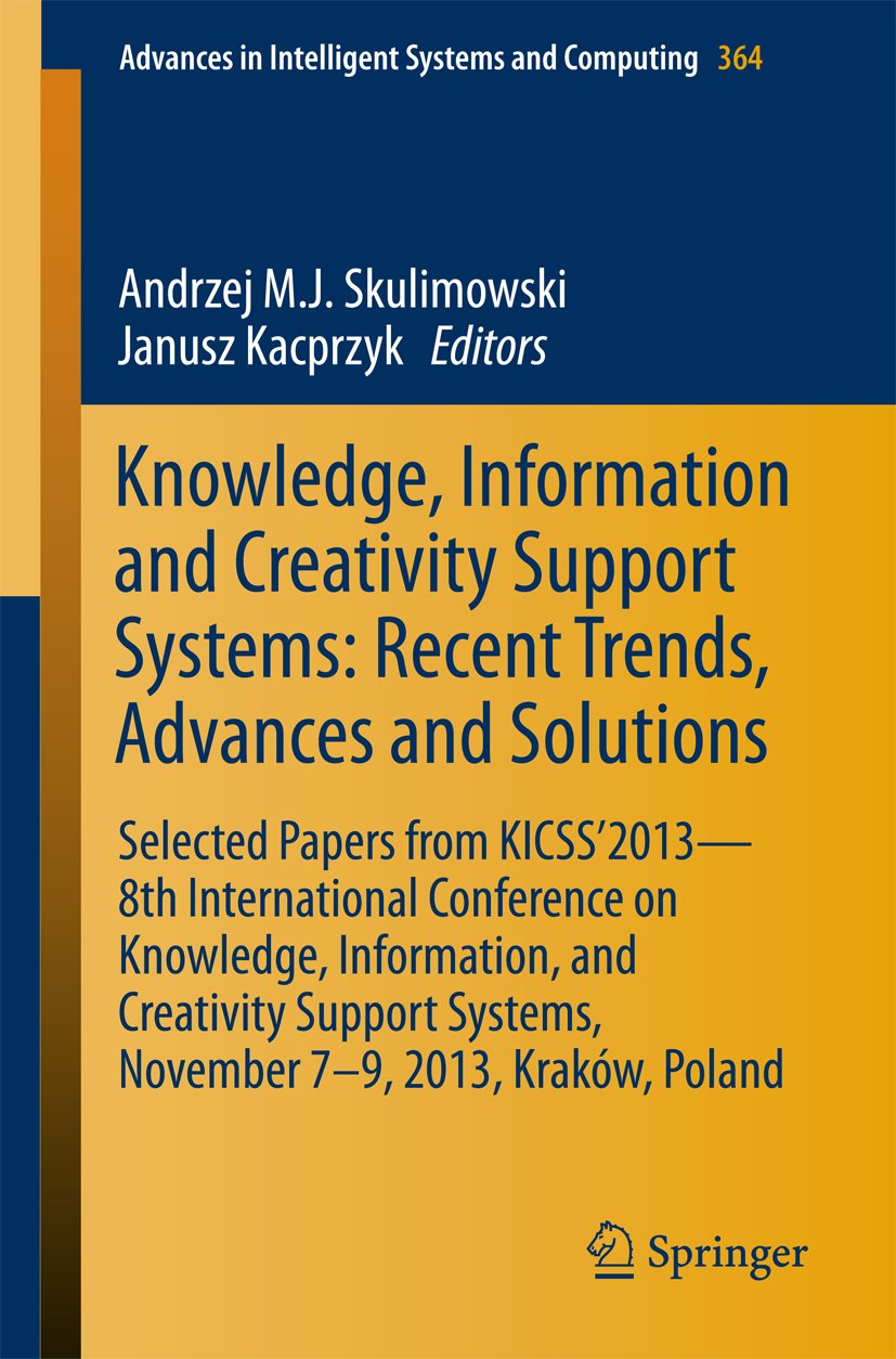 Advances in Intelligent Systems and Computing