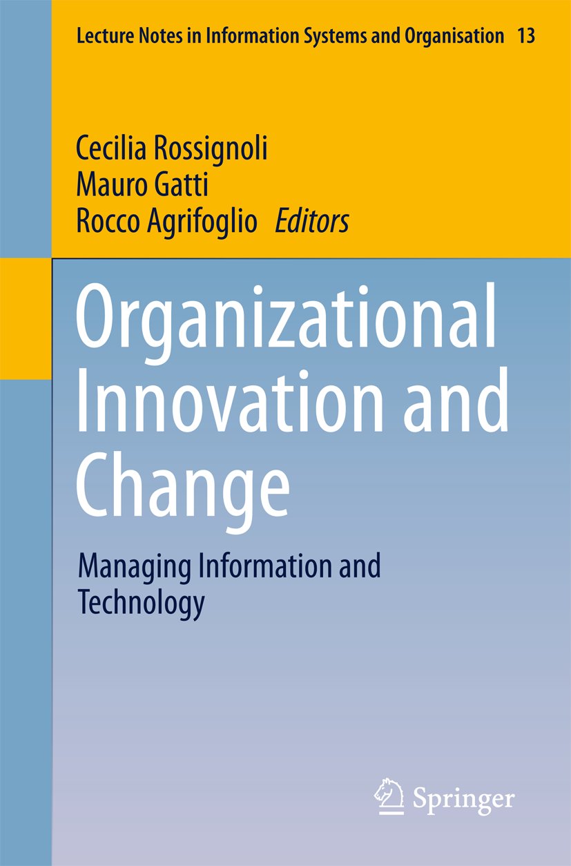 Lecture Notes in Information Systems and Organisation