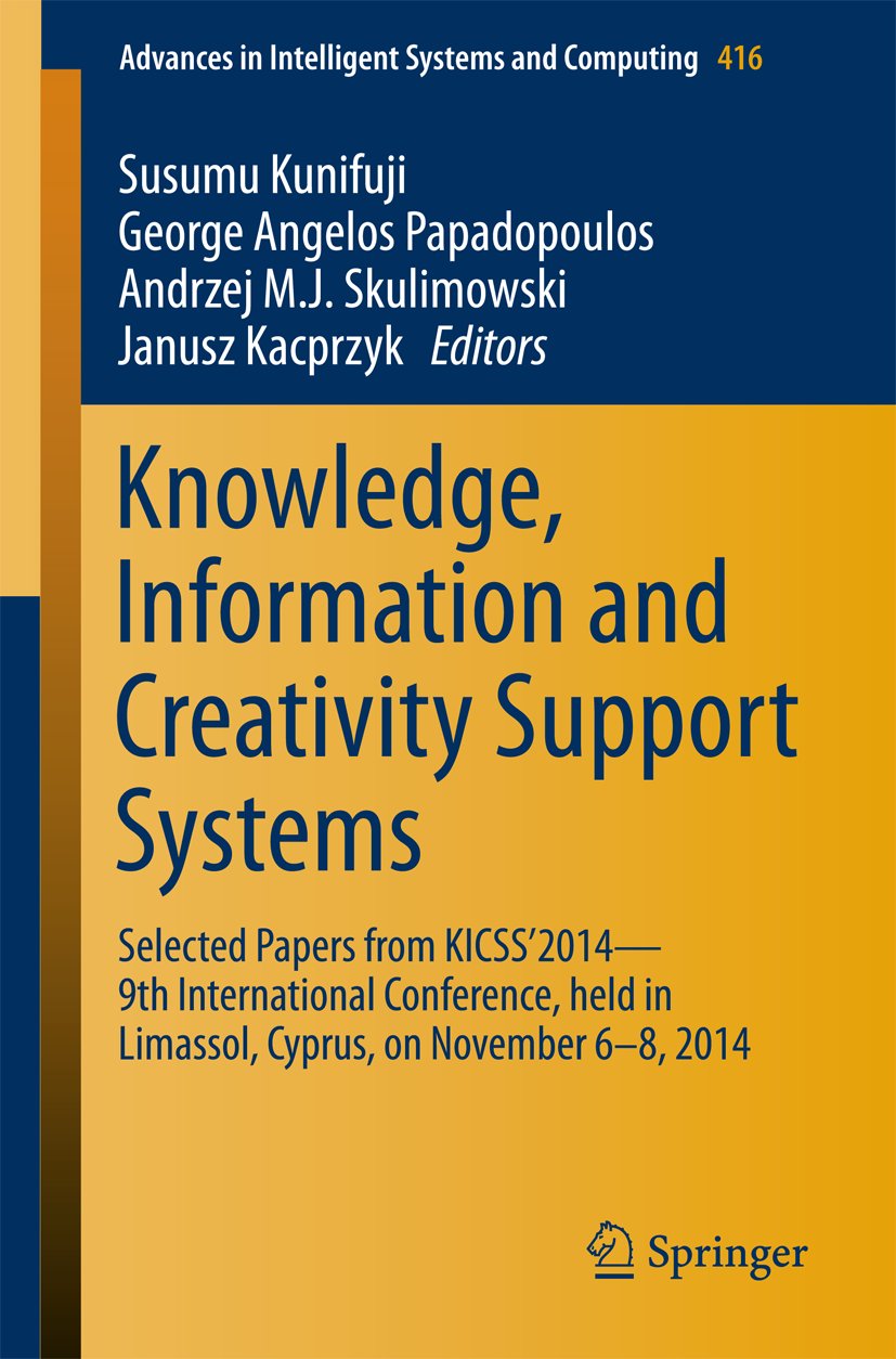Advances in Intelligent Systems and Computing