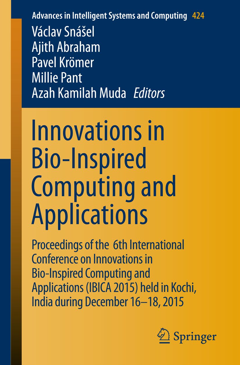 Advances in Intelligent Systems and Computing
