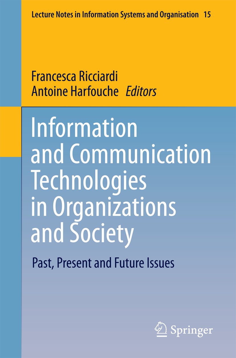 Lecture Notes in Information Systems and Organisation