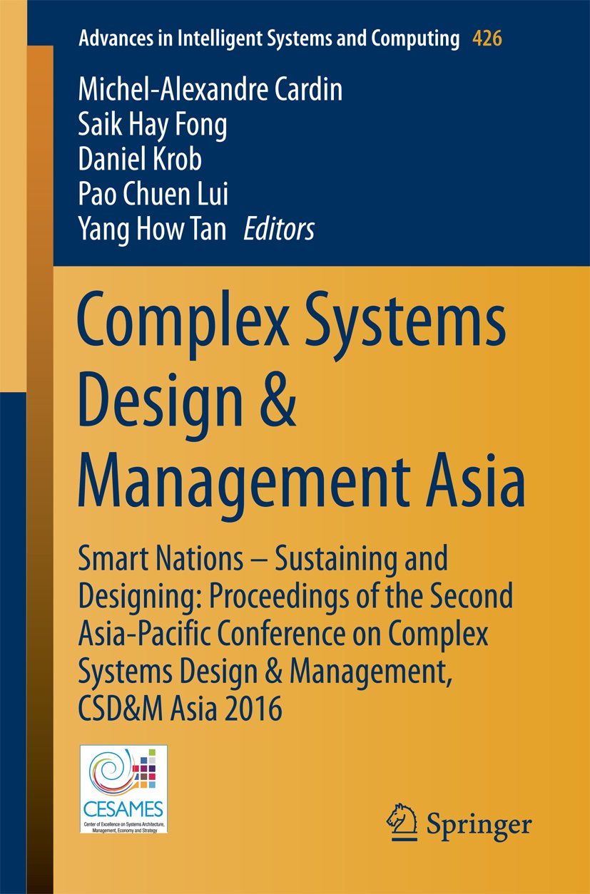 Advances in Intelligent Systems and Computing