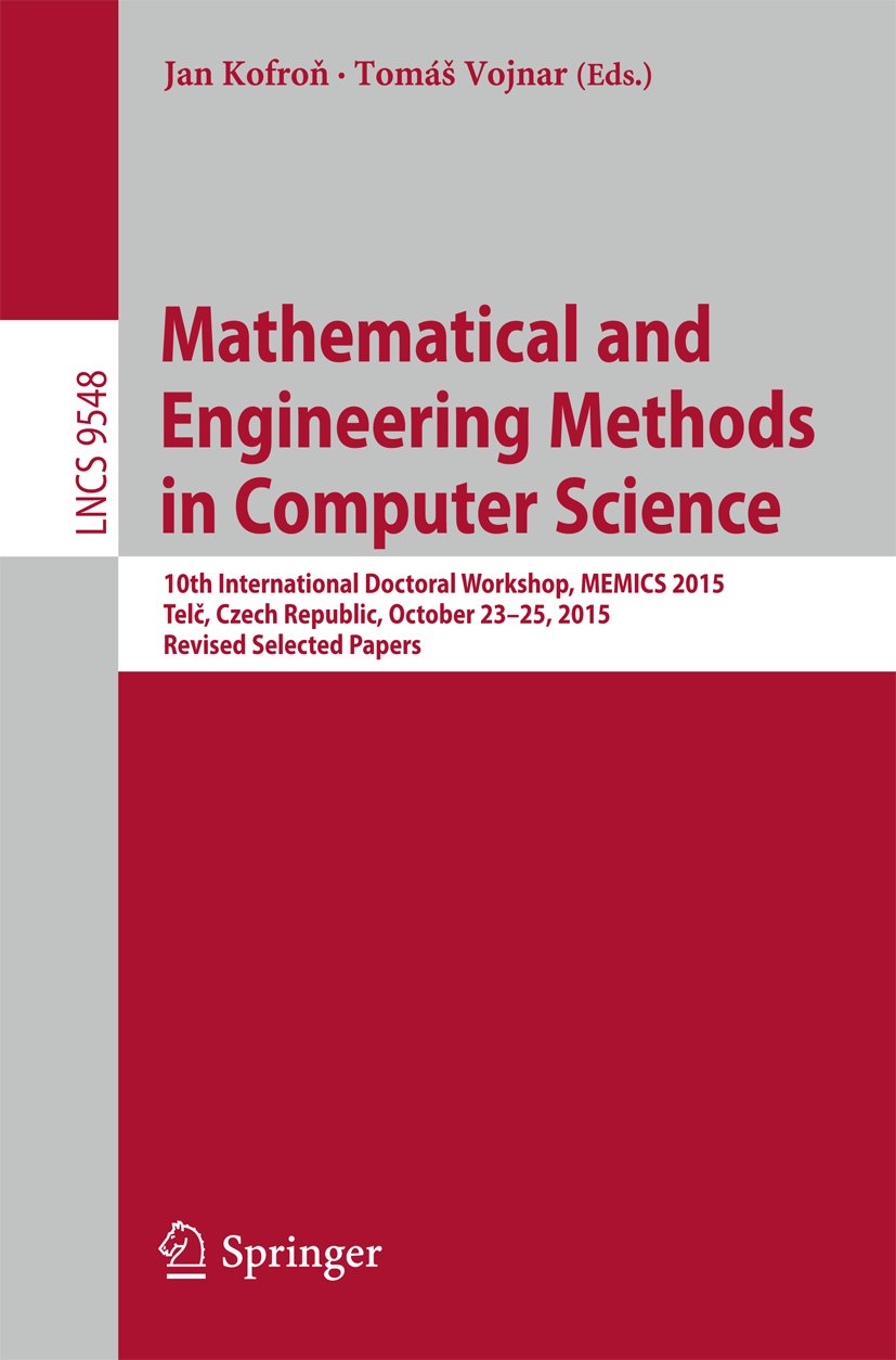 Lecture Notes in Computer Science