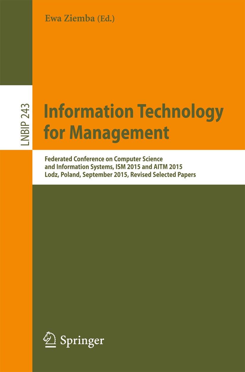 Lecture Notes in Business Information Processing