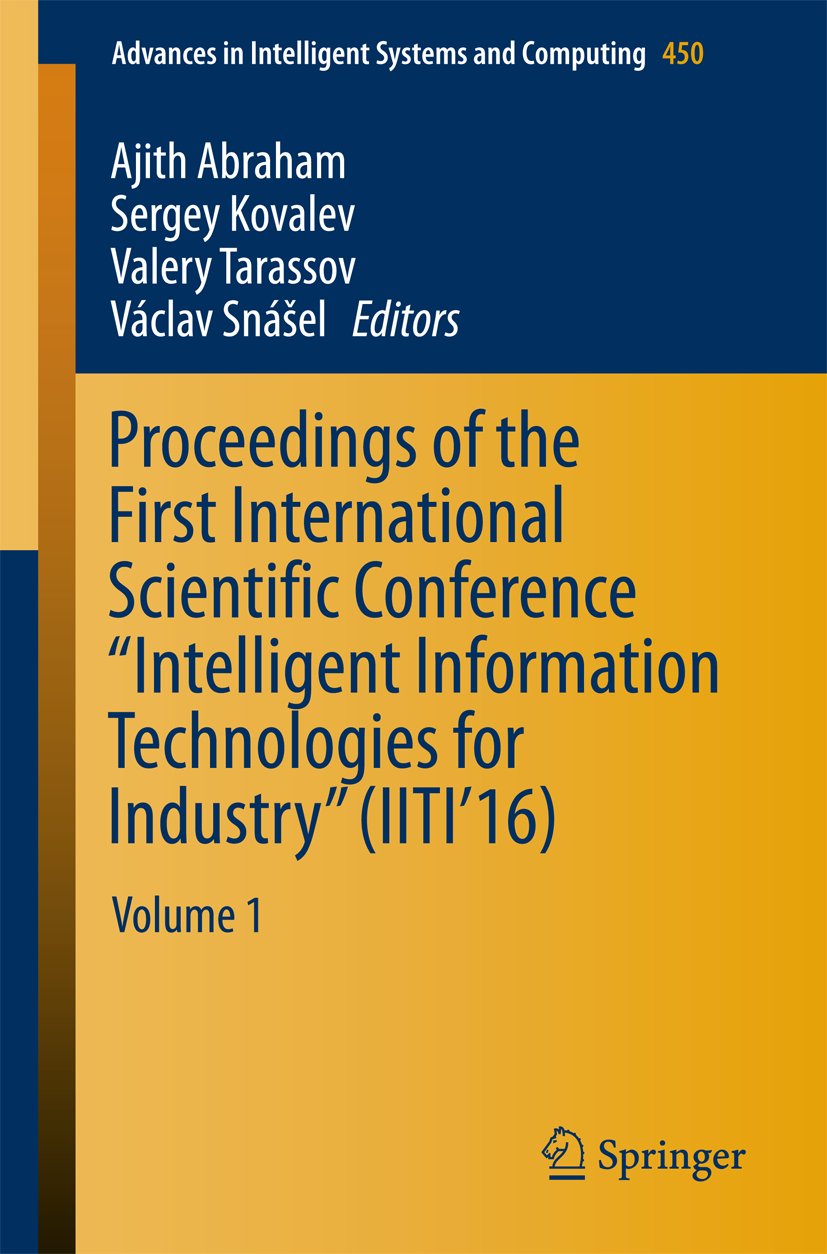 Advances in Intelligent Systems and Computing
