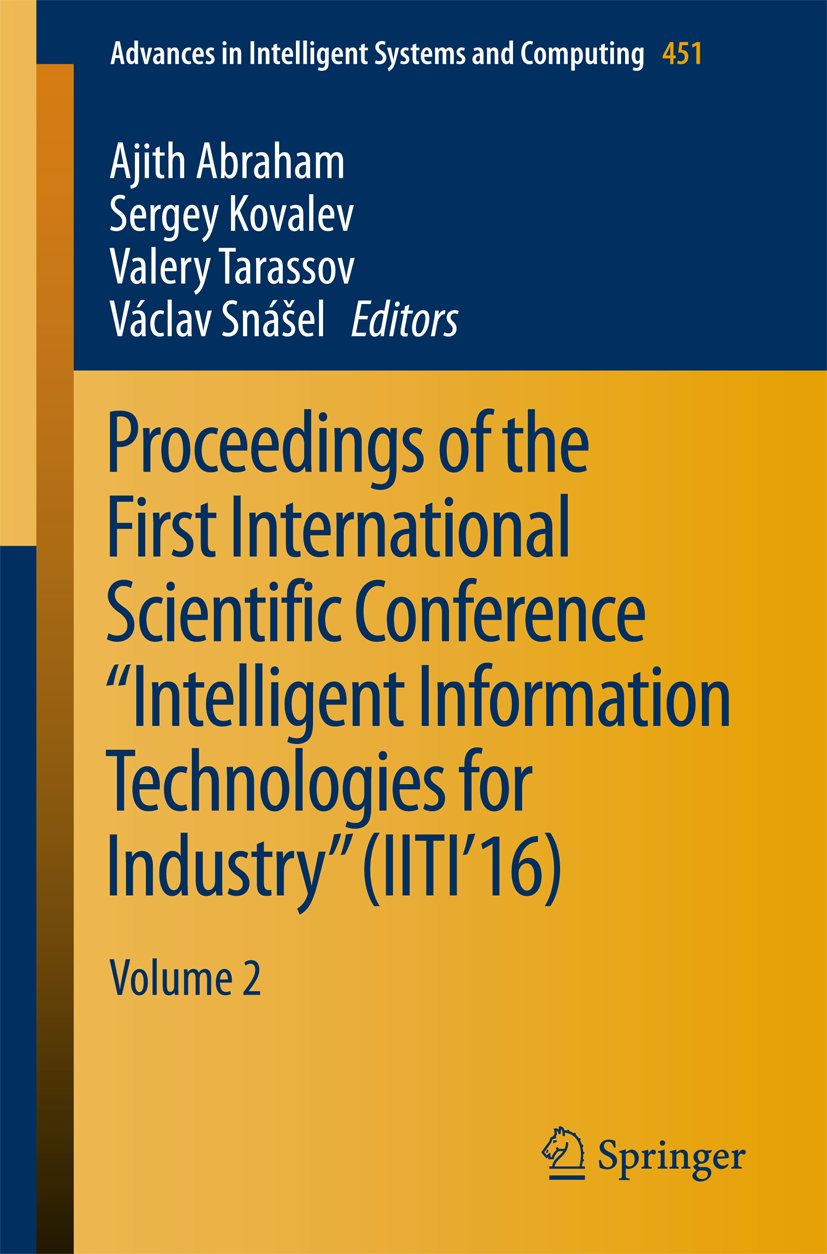 Advances in Intelligent Systems and Computing